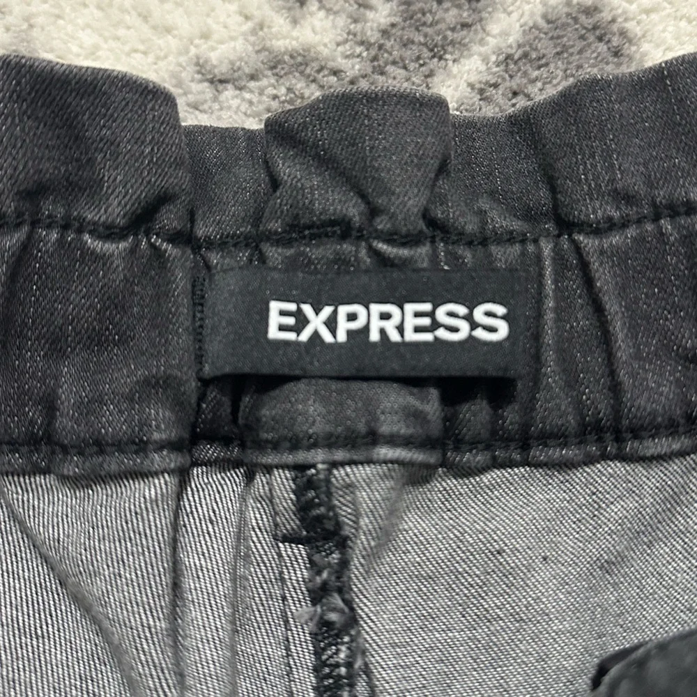Express Super High Rise Paperbag Jeans - Picture 11 of 13